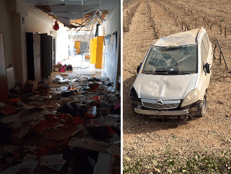 Corridoio della scuola Alcide De Gaspari di Marsala