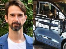 Davide Iacopini e una minicar - (Fotogramma/Ipa)