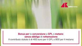 Auto, gli incentivi per passare a Gpl o metano