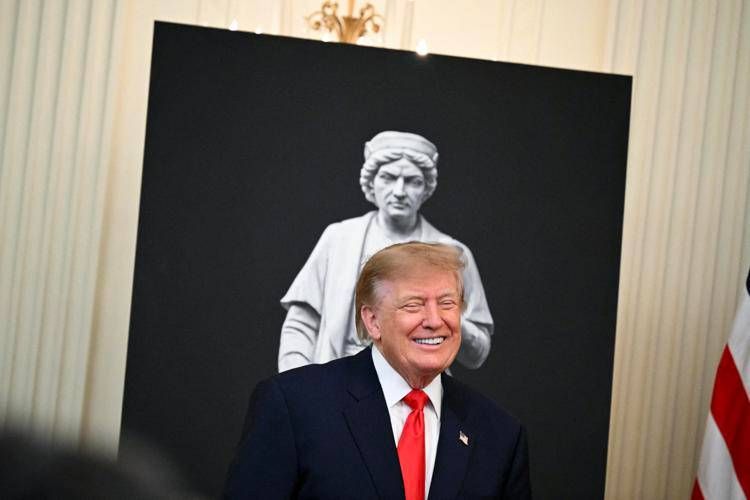 Donald Trump al Columbus Day  - (Afp)