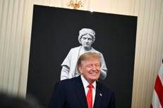 Donald Trump al Columbus Day  - (Afp)
