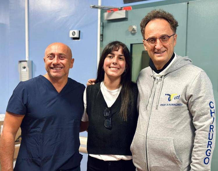 La giovane paziente - (foto ospedale Molinette)
