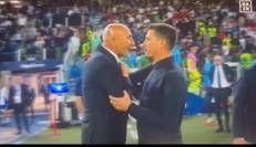 Spalletti e Pisacane - frame Dazn