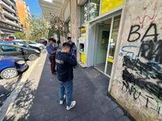 La rapina all'ufficio postale dall Garbatella