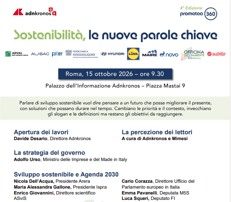 Locandina dell'evento - Adnkronos