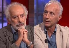 Gad Lerner e Marco Travaglio - (fermo immagine)