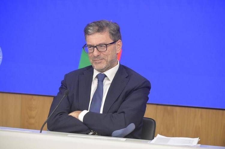 Il ministro dell'Economia, Giancarlo Giorgetti