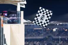 Bandiera a scacchi all'arrivo di un Gp - Ipa