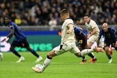 Il rigore di Tresoldi - Afp