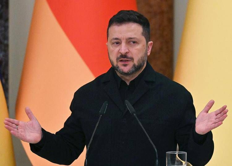 Volodymyr Zelensky - (Afp)