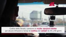 Codice della Strada, riforma delle multe: cosa cambia - Video