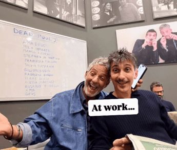 Fiorello e Biggio 'at work' in redazione ironizzano sul toto-morti, primo della lista Amadeus