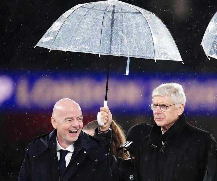 Fianni Infantino e Arsene Wenger - Ipa