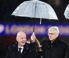 Fianni Infantino e Arsene Wenger - Ipa