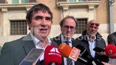 Bonelli e Fratoianni presentano l'assemblea nazionale di Avs: 