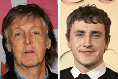 Paul McCartney e Paul Mescal - fotogramma/ipa