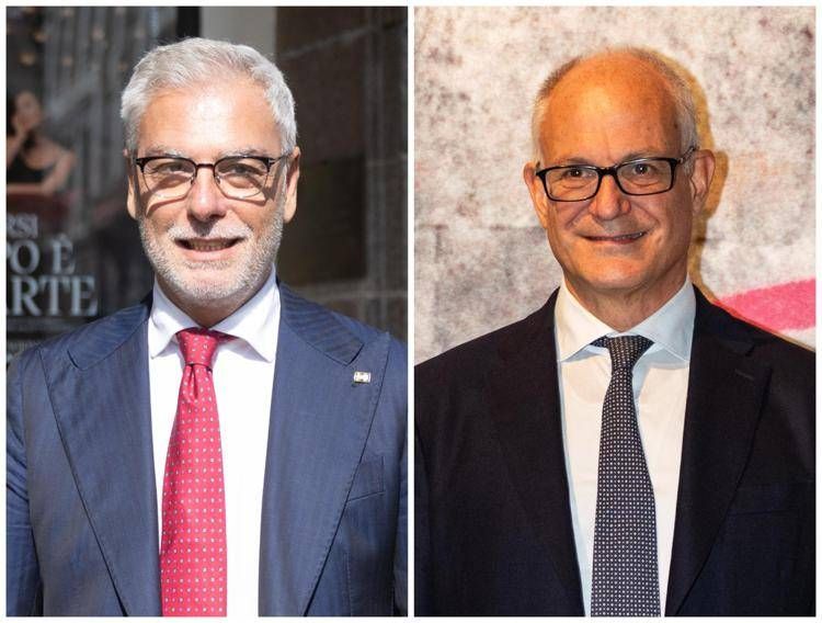 Federico Mollicone e Roberto Gualtieri - (Ipa)