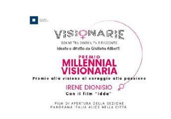 A Irene Dionisio il premio Millennial Visionaria 2026 per 'Idda'