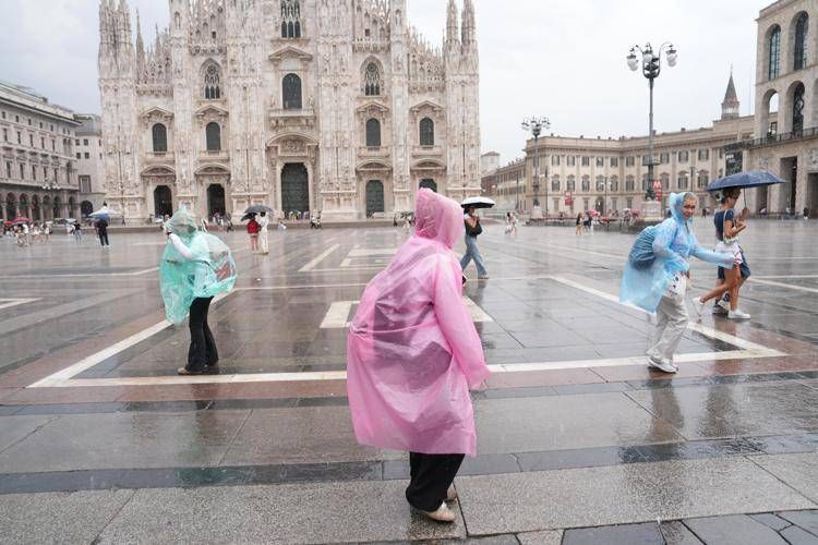 Maltempo a Milano - (Ipa)