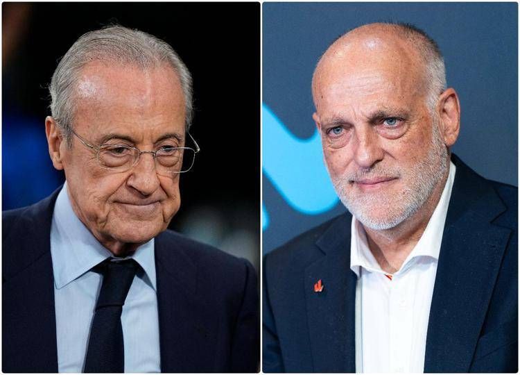 Florentino Perez e Javier Tebas - Ipa