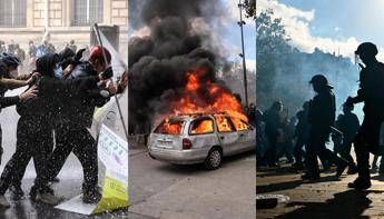 Proteste in Francia - (Afp)