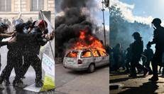 Proteste in Francia - (Afp)