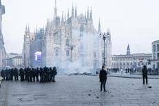 I disordini di Milano - Ipa/Fotogramma