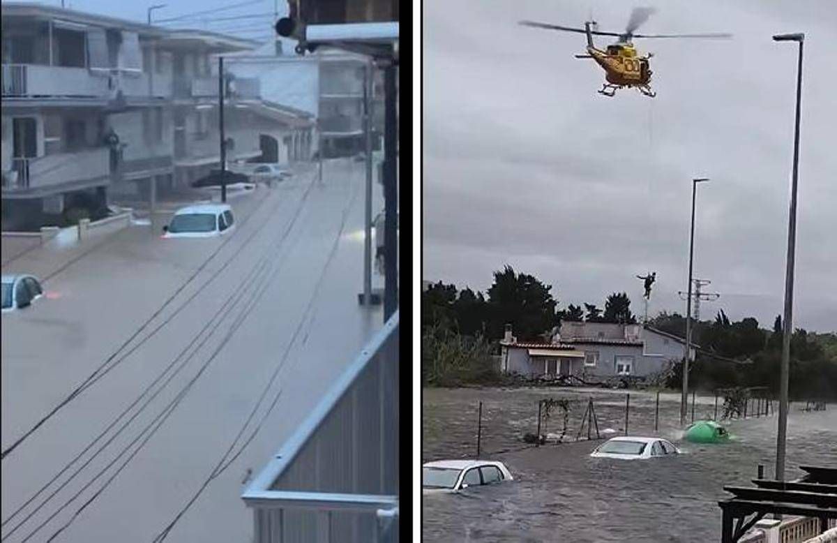 Tempesta Adam, a Forna cadono 720 litri di pioggia in 24 ore
