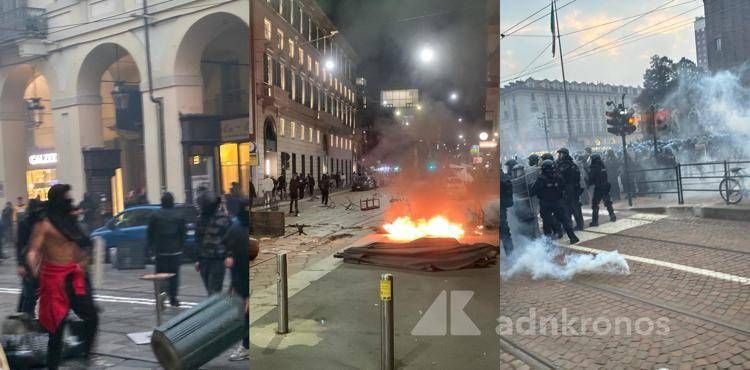Devastazione nelle città nel weekend - (Foto Adnkronos)