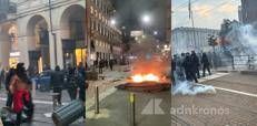 Devastazione nelle città nel weekend - (Foto Adnkronos)