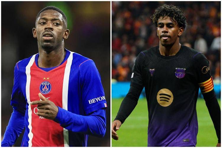 Ousmane Dembelé e Lamine Yamal - Ipa/Fotogramma