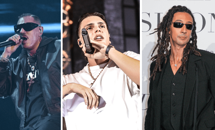 Marracash, Kid Yugi, Ghali - fotogramma/ipa