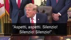 Trump ringhia alla giornalista: 