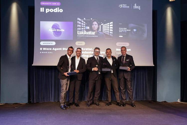Il podio della categoria Gen AI - (foto Ufficio stampa)