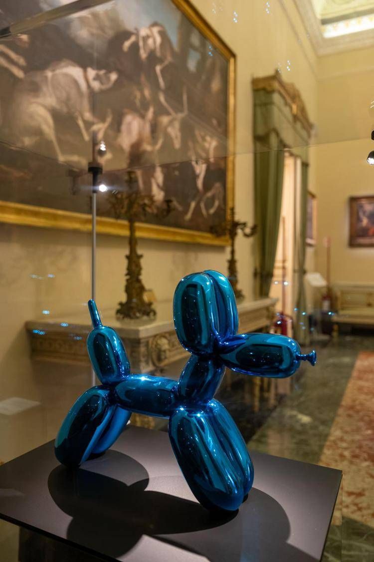 Jeff Koons al Palazzo Reale di Palermo - (Foto ufficio stampa)