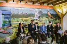 Un momento della presentazione della riqualificazione - (Foto ufficio stampa)