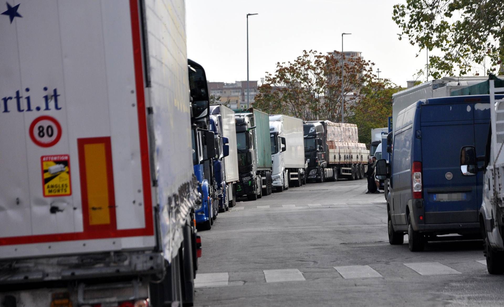 Photo : Adnkronos Italie : le gouvernement durcit le ton face aux blocages routiers