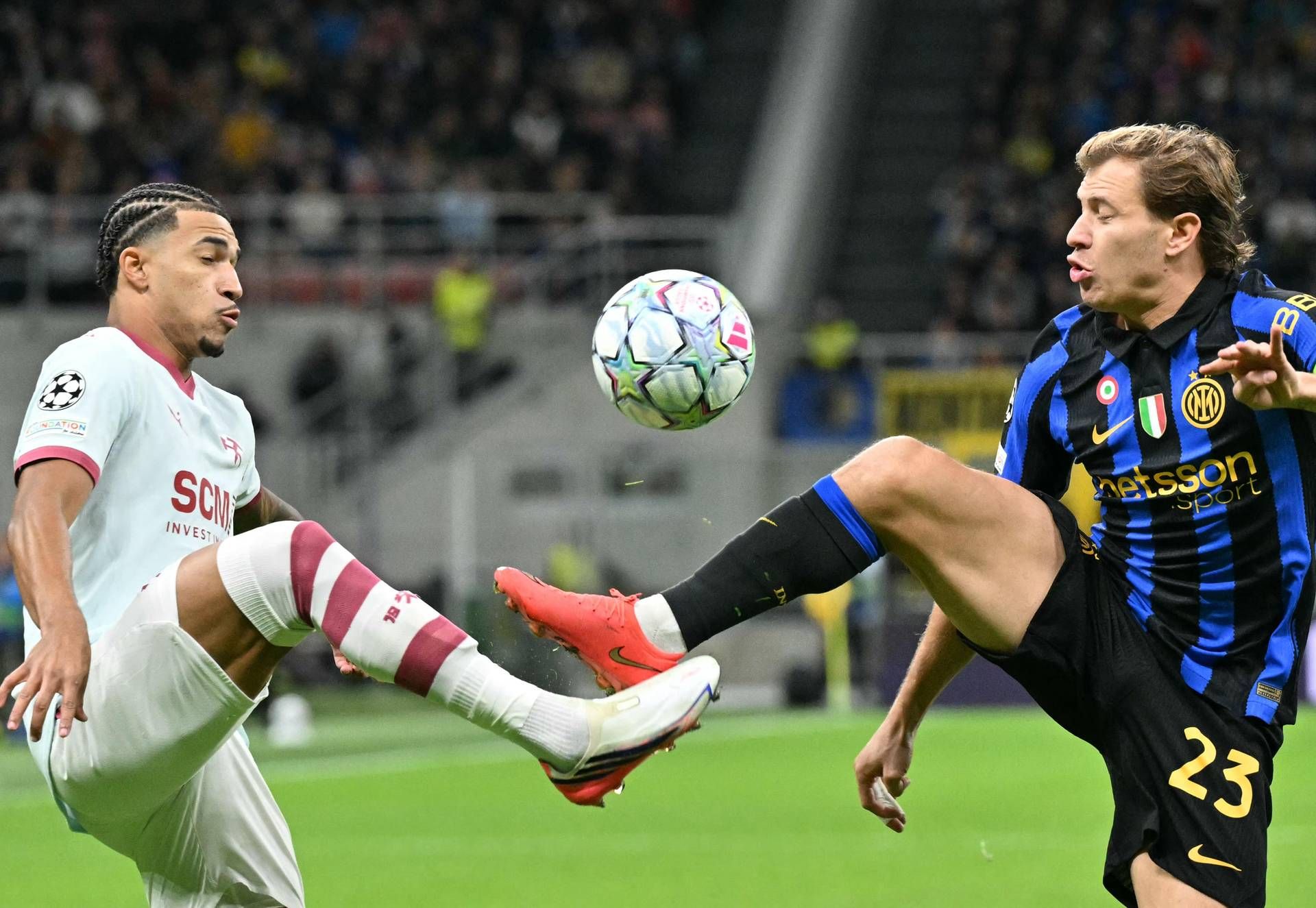Photo: Adnkronos Nicolo Barella Says He Doesn't Know if Inter's Win Over Shakhtar Was 100% Deserved