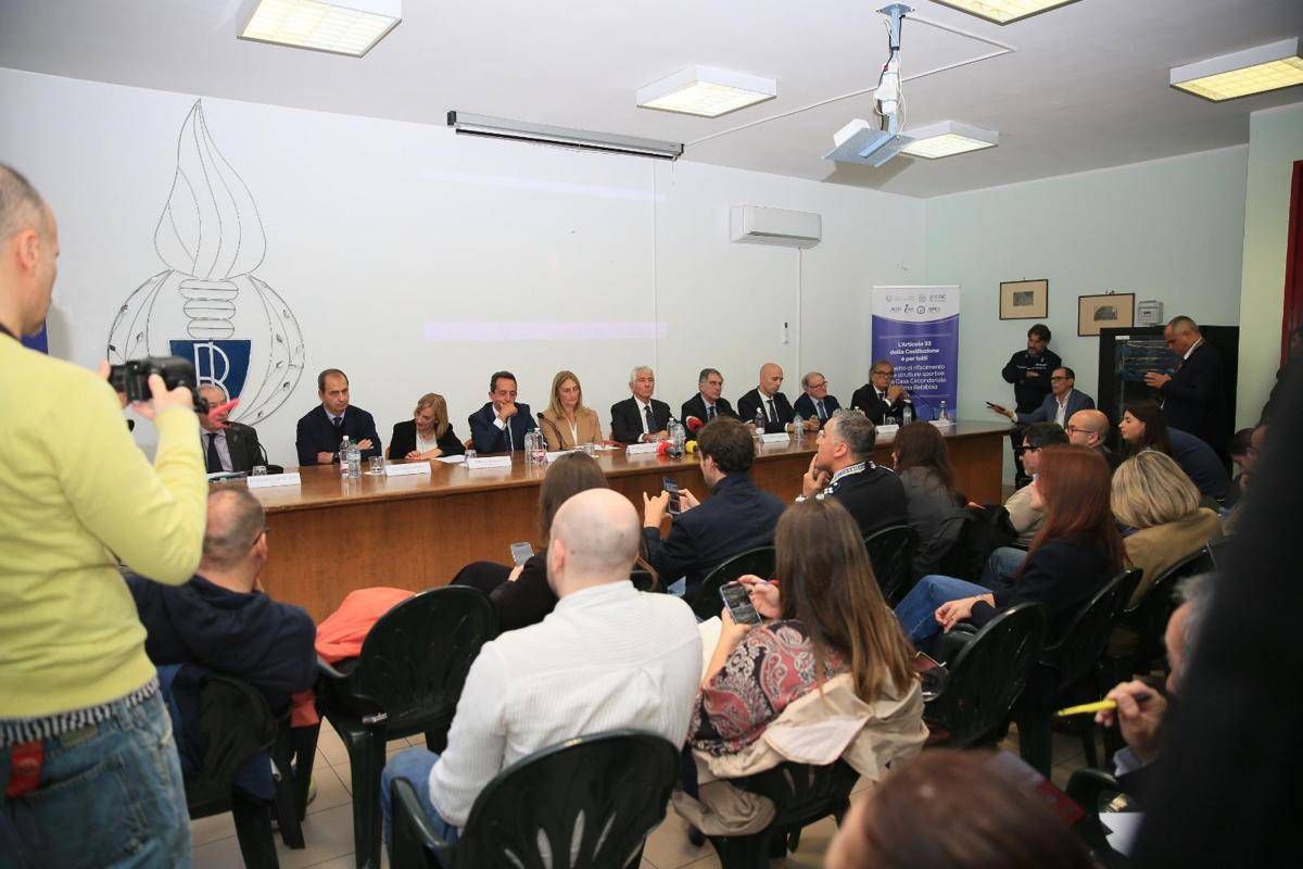 Riqualificati gli spazi sportivi del Nuovo Complesso di Rebibbia