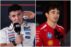 Isack Hadjar e Charles Leclerc - Ipa/Fotogramma