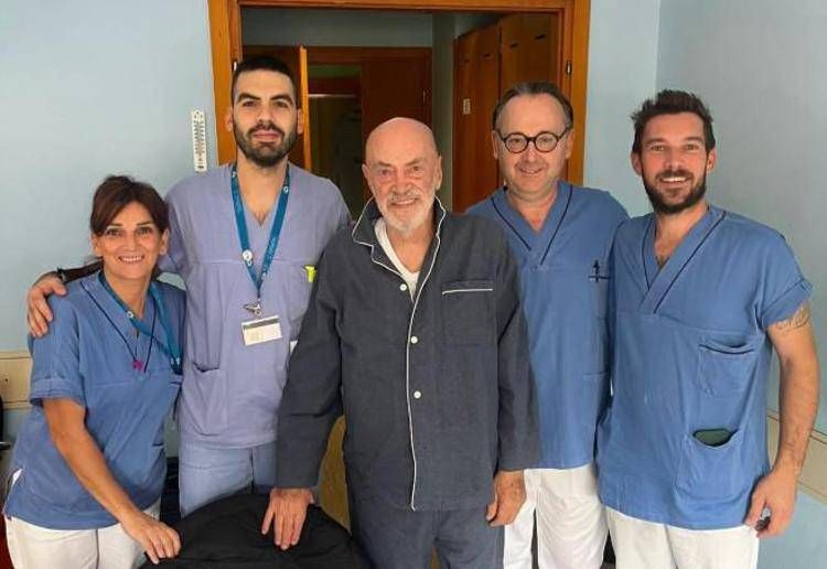 Toni Capuozzo in ospedale - Facebook
