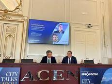 Il direttore Adnkronos Davide Desario con il sottosegretario al Lavoro, Claudio Durigon a Napoli