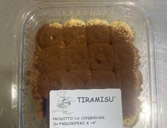Il tiramisù ritirato - Foto dal ministero della Salute