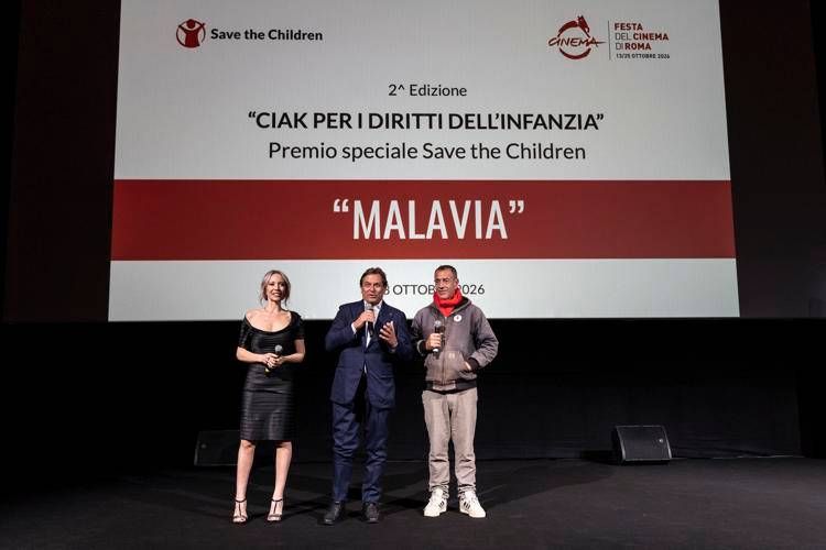 Save the Children porta diritti infanzia su tappeto rosso della Festa de Cinema di Roma  con il premio a 'Malavia' - (Ufficio stampa)