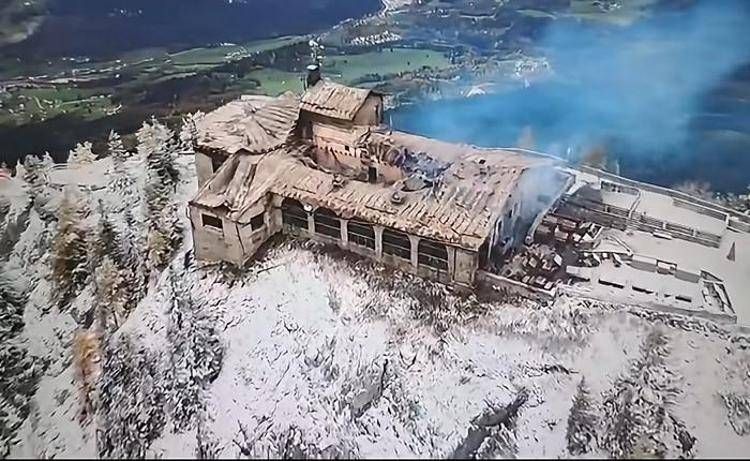 Incendio al Nido dell'Aquila,  residenze di Adolf Hitler