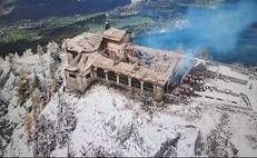 Incendio al Nido dell'Aquila,  residenze di Adolf Hitler