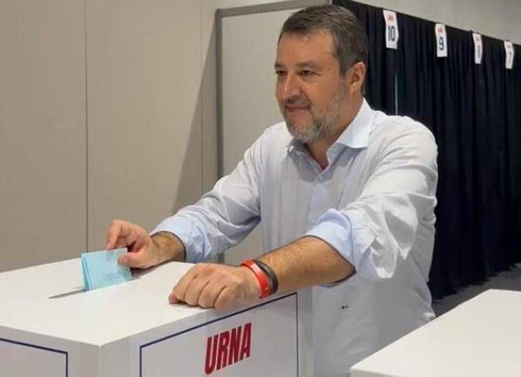 Matteo Salvini - (foto adnkronos)