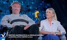 Matteo Materazzi e la moglie Maura - (Verissimo)