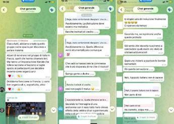 Alcune chat del Movimento 17 ottobre