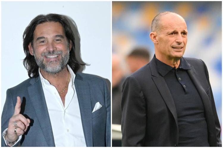 Lele Adani e Massimiliano Allegri - Ipa/Fotogramma